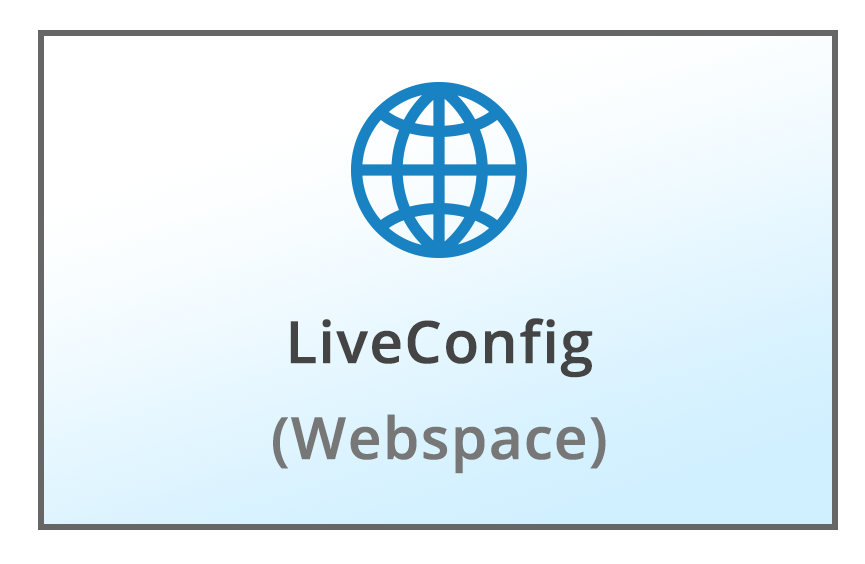 LiveConfig - Webspace-Verwaltung